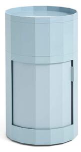 HAY Úložný stolík Facet Cabinet 101, misty blue