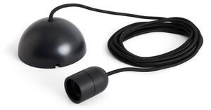 HAY Závesný kábel s objímkou Common Cord Set, soft black AE063