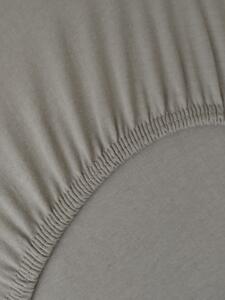 Jersey plachta Classic 90 × 200 cm - sivohnedá