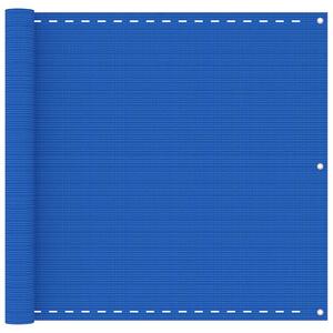 Balkónová markíza, modrá 90x300 cm, HDPE