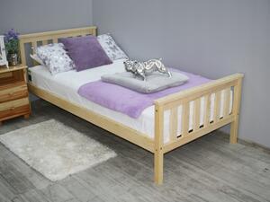 Jednolôžková drevená posteľ Nora 90x200