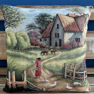 Gobelínová obliečka na vankúš 42x42 cm Eden 6230 Farba Viacfarebná Rozmery 42x42 cm