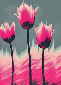 Ilustrácia The Tulips, Andreas Magnusson