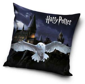 DETSKÝ DEKORAČNÝ VANKÚŠ HARRY POTTER 40X40 CM VZOROVANÁ