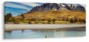 Obraz - Národný park Torres del Paine (120x50 cm)