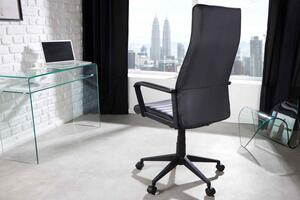 Dizajnová kancelárska stolička Roma čierna