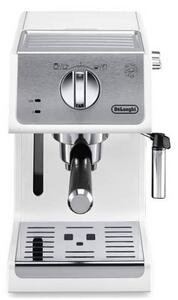 Pákový kávovar DeLonghi Active line ECP33.21.W / 1100W / 15 bar / 1,1 l / parná tryska / nerezová oceľ/biela