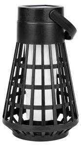 LED solárne svietidlo so senzorom 2v1 LED/1W/3,7V IP54 300 mAh čierna