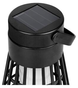 LED solárne svietidlo so senzorom 2v1 LED/1W/3,7V IP54 300 mAh čierna