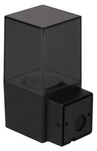 Vonkajšie nástenné svietidlo so snímačom 1xE27/40W/230V IP44 čierne/dymové