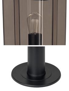 Vonkajšie svietidlo 1xE27/60W/230V IP44 čierna/dymovo-hnedá