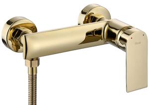 Rea Veneta, sprchová batéria s ručnou bodovou sprchovou súpravou, zlatá lesklá, REA-B6420