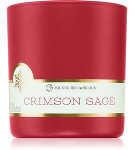 Milkhouse Candle Co. LE Winter Crimson Sage vonná sviečka 226 g