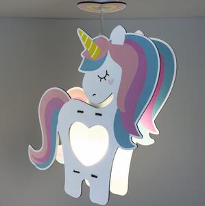 Dalber 41597 - Detský luster UNICORN 1xE27/15W/230V