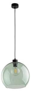 Závesný luster CUBUS 1xE27/15W/230V čierna/dymová zelená
