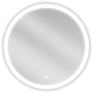 Mexen Oro, okrúhle LED podsvietené kúpeľňové zrkadlo 70 cm, 6000K, vykurovacia podložka proti zahmlievaniu, 9824-070-070-611-00