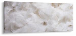 Obraz - Biele perie (120x50 cm)