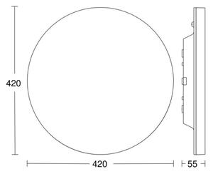 Steinel - LED Stmievateľné svietidlo so senzorom RS PRO R30plusSC 23,7W/230V 3000K
