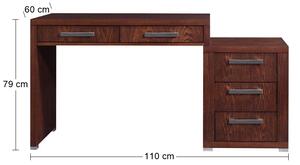 Písací stôl Remi - drevo D16