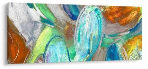 Obraz - Farebná abstrakcia (120x50 cm)