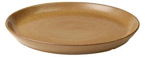 Kameninový tanier Eli Caramel Brown 26 cm