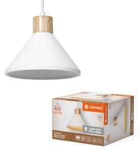 Ledvance - Luster na lanku DECOR PLASTER 1xE27/25W/230V pr. 22 cm sadra biela