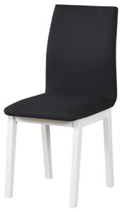 Jedálenská stolička LUKA 1 biela/čierna
