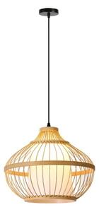 Immax 08256L - Luster na lanku PINCHOS 1xE27/40W/230V pr. 40 cm bambus