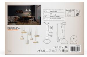 Ledvance - Luster na lanku DECOR PLASTER 1xE27/25W/230V pr. 22 cm sadra biela