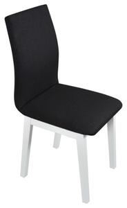 Jedálenská stolička LUKA 1 biela/čierna