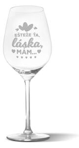 Sablio Pohár na víno Ešte že ťa láska mám 49 cl
