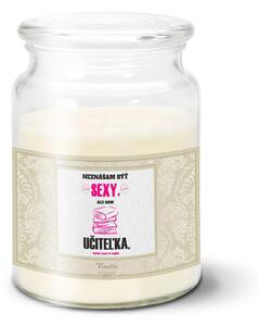 Sablio Sviečka Neznášam byť sexy, ale som učiteľ - 500 g