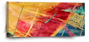 Sablio Obraz Farebné čiary - 110x50 cm
