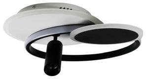 LED Stmievateľné svietidlo LED/65W/230V 3000-6500K biela/čierna + diaľkové ovládanie