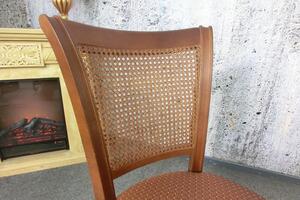 (3778) SEDIA CASTELLO elegantné hnedé stoličky - sada 2 ks