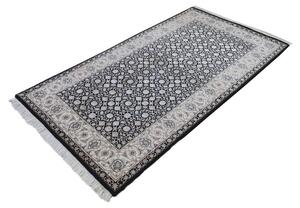 Orientálny luxusný koberec Begum 1224 schwarz 0,80 x 1,50 m