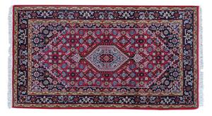 Ručne tkaný indický koberec Ganga 705 Rot 0,80 x 1,50 m