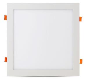 V-TAC Hranatý zapustený LED panel 24W ALU, Studená biela 6000 - 6500K