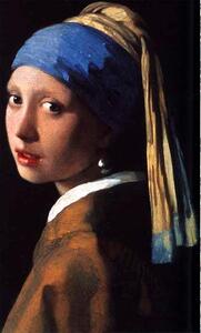 Vliesové fototapety, rozmer 150 cm x 250 cm, Dievča s perlou - Johannes Vermeer, DIMEX MS-2-0254