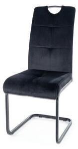 Jedálenská stolička OXU čierna