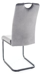 Jedálenská stolička OXU sivá/čierna