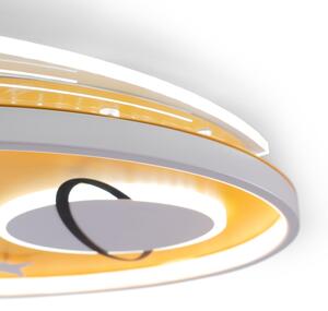 Brilagi -LED Detské stropné svietidlo STARSHIP LED/64W/230V 3000/4500/6000K žltá