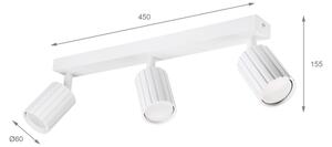 Brilagi - Bodové svietidlo CRISPINA 3xGU10/10W/230V biela