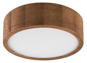 Brilagi - LED RGBW stmievateľné stropné svietidlo CARVALHO 1xE27/9W/230V Wi-Fi dub, priemer 27,5 cm