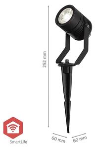 Nedis ZBLOS10RGBW3-SADA 3x LED RGBW stmievateľné vonkajšie svietidlo LED/3W/230V IP65 Wi-Fi Tuya