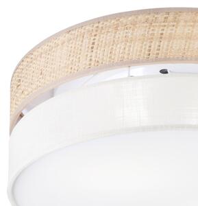 Stropné svietidlo SIRJA BOHO 2xE27/15W/230V priemer 45 cm béžová/krémová