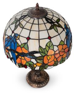 Brilagi - Tiffany vitrážná stolná lampa JUNGLE 2xE27/60W/230V