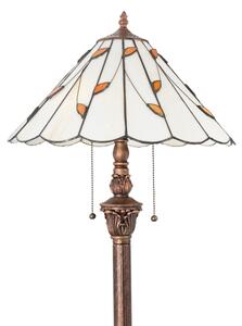 Brilagi - Tiffany vitrážová stojacia lampa FOLIA 2xE27/60W/230V