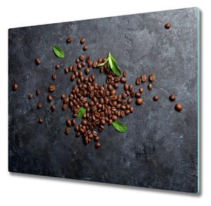 Sklenená doska na krájanie Zrnková káva 60x52 cm