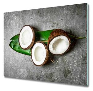 Sklenená doska na krájanie Polovice kokosu 60x52 cm